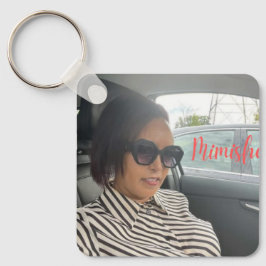 Llavero Anillo de fotos de texto y fotos personalizadas