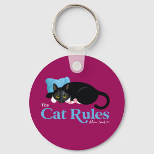 Llavero Anillo de gatos - Reglas de gatos - Permanecer tra