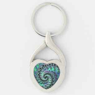 Llavero Anillo de la clave del corazón de detección de Man