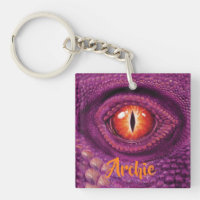 Anillo de la llave acrílica del ojo de Dragón
