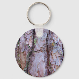 Llavero Anillo de la llave de la barra del árbol del pino
