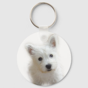 Llavero Anillo de la llave de westie