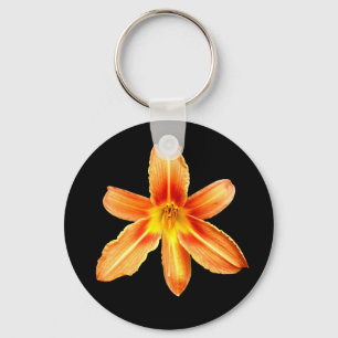 Llavero Anillo de la tecla Lily Tiger del naranja