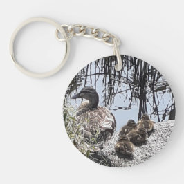 Llavero anillo de llaves con tema del canal