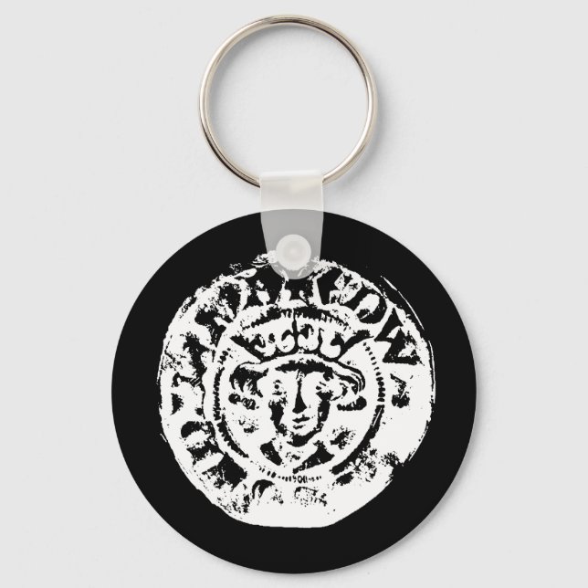 Llavero Anillo de llaves de monedas martilladas, regalo de (Anverso)