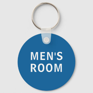 Llavero Anillo de llaves del baño de los hombres