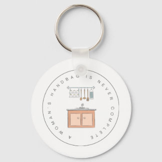 Llavero Anillo de llaves del rosado de la cocina