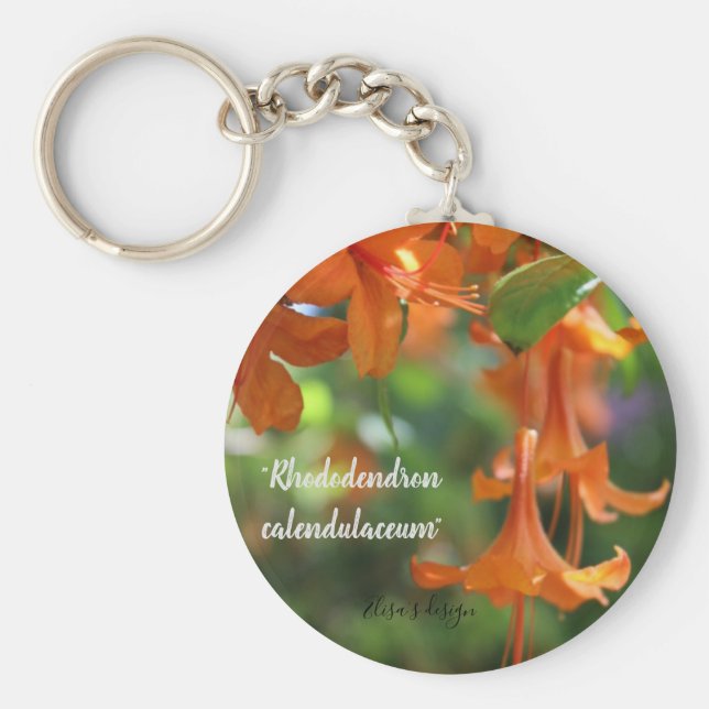 Llavero Anillo de teclas de botón (Frente)