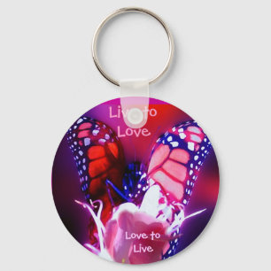Llavero Anillo de teclas de Live to Love - Personalizado