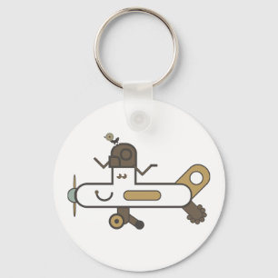 Llavero Anillo de teclas del botón del avión