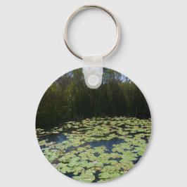Llavero Anillo de teclas del botón Lily Pads de salida