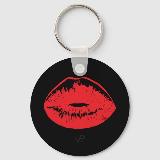 Llavero Anillo del Beso Rojo (Anverso)