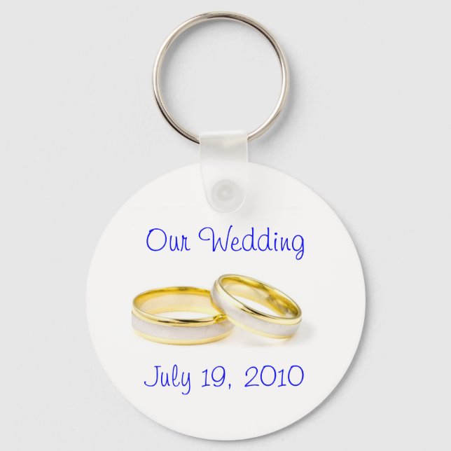 Llavero Anillos bodas (Anverso)