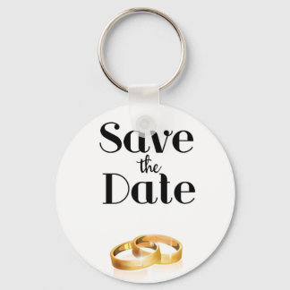 Llavero Anillos de boda para guardar la fecha
