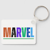 Anillos de claves Impresión de nombres de Marvel