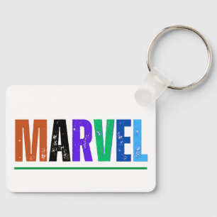 Llavero Anillos de claves Impresión de nombres de Marvel