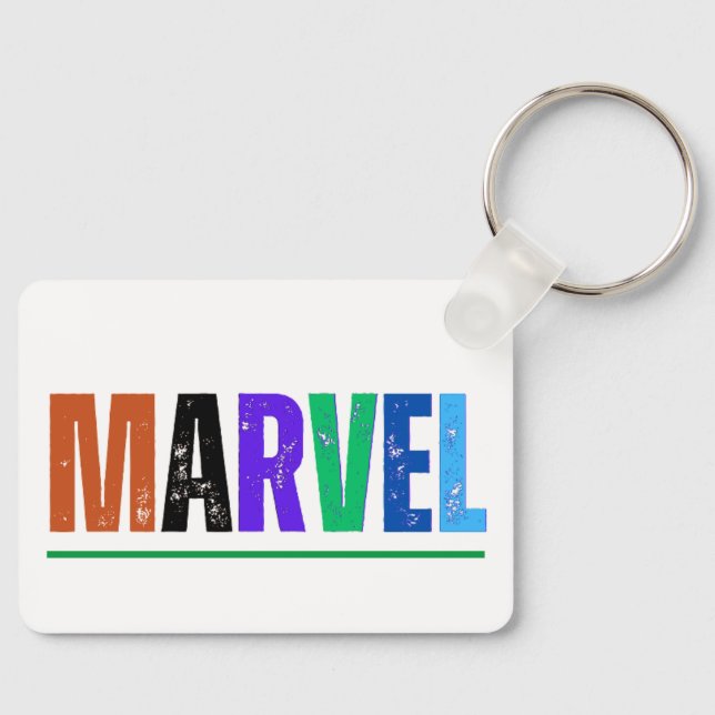 Llavero Anillos de claves Impresión de nombres de Marvel (Anverso)