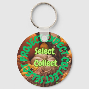 Llavero Anillos de teclas de icono vegetal- Seleccionar di