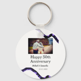 Llavero animaciones a los 50 años añadir fecha de foto de 