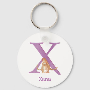 Llavero Animal ABC X es para xerus key ring