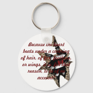 Llavero animal del corazón