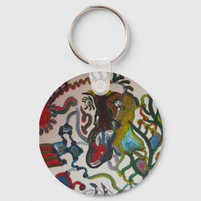 Llavero Animal en la jungla - Colección de la cadena de cl (Anverso)