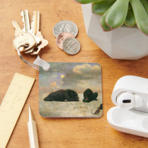 Llavero Animales Antiguos, Osos Grizzly por Albert Biersta