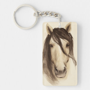Llavero Animales de barras acuáticas   Caballo