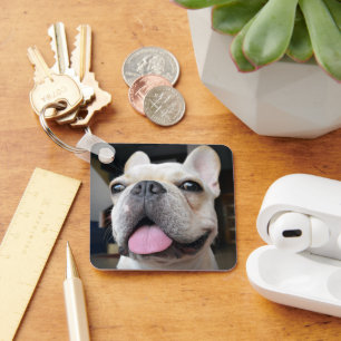 Llavero Animales de bebé más afectados Cara de Bulldog f