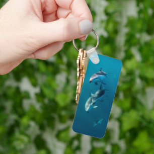 Llavero Animales de bebé más afectados   Dolphin Family