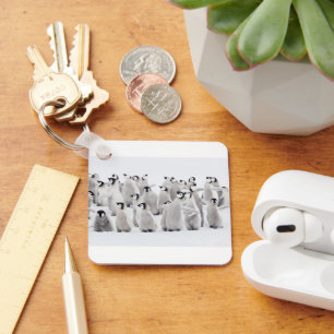 Llavero Animales de bebé más afectados Emperador Pingüin