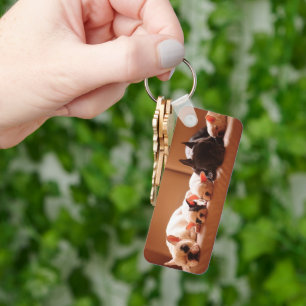 Llavero Animales de bebé más afectados   Familia francesa 