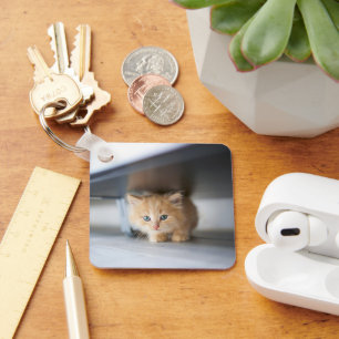 Llavero Animales de bebé más afectados   Fluffy Naranja Ki