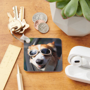 Llavero Animales de bebé más afectados Gafas de Corgi en