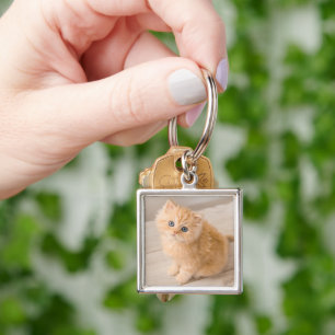 Llavero Animales de bebé más afectados Gatito Longhair B