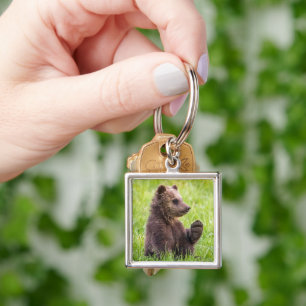 Llavero Animales de bebé más afectados Ola de Oso Marrón