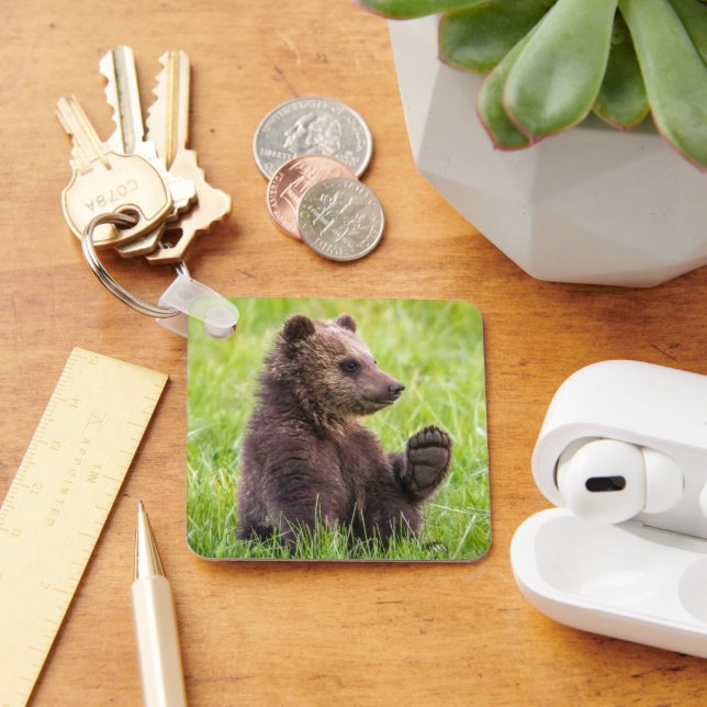 Llavero Animales de bebé más afectados | Ola de Oso Marrón (Escritorio )