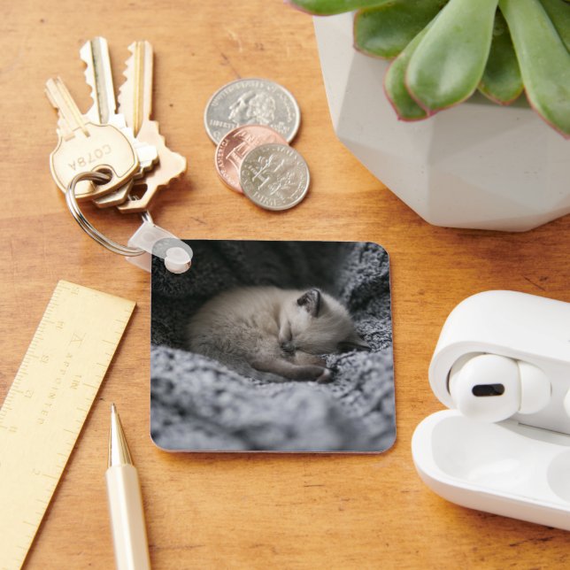 Llavero Animales de bebé más afectados | Pequeño Gatito Do (Escritorio )