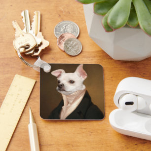 Llavero Animales de bebé más afectados   Retrato real de C