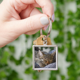 Llavero Animales de bebé más afectados Tabby Kitten Slee