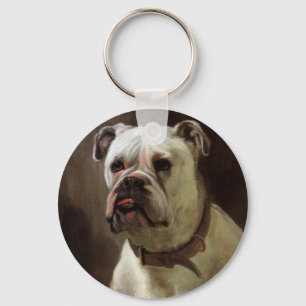 Llavero Animales domésticos antiguos, retrato de cachorro