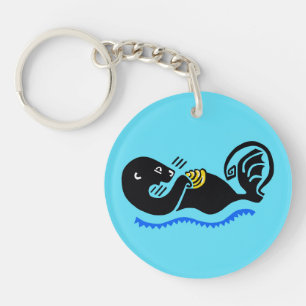Llavero Animales en peligro de extinción - OTTER de mar ma