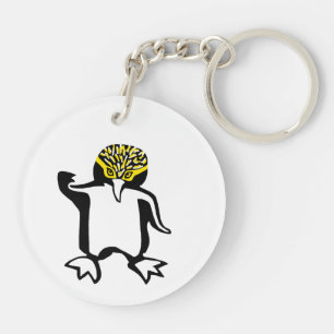 Llavero Animales en peligro de extinción - PENGUINA de ojo