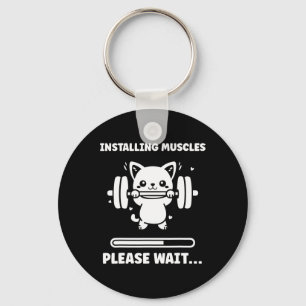 Llavero Animales Instalando Músculos Fitness Culturismo Ca