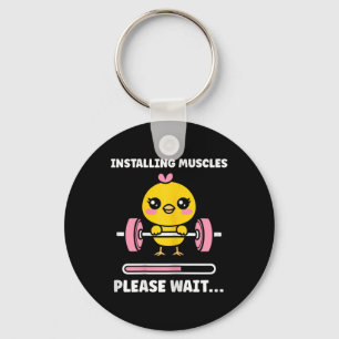 Llavero Animales Instalando Músculos Fitness Culturismo Ch
