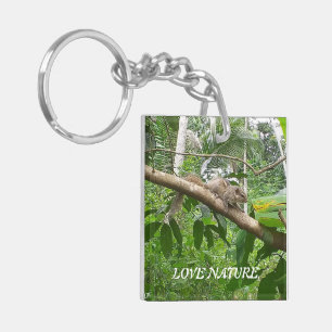 Llavero Animales naturales acrílicos del Keychain