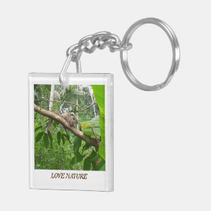 Llavero Animales naturales acrílicos del Keychain