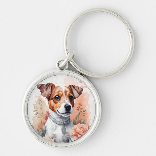 Llavero Animales para bebés | Jack Russell Terrier Puppy (Frente)