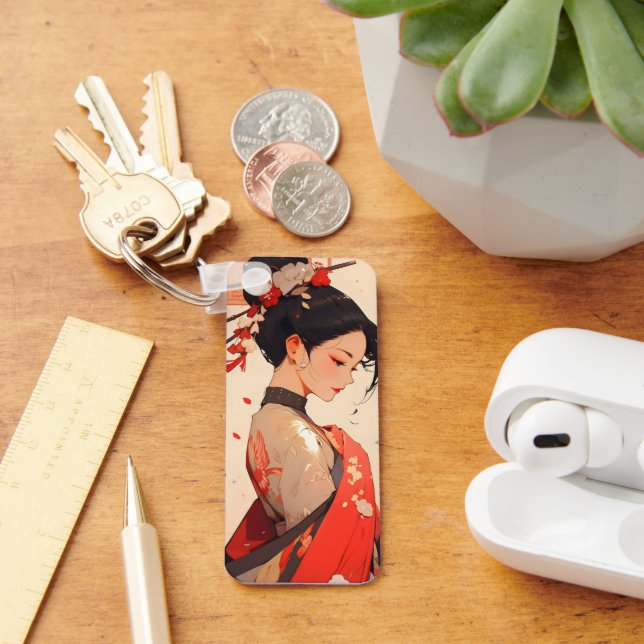 Llavero Anime Chica Geisha (Escritorio )