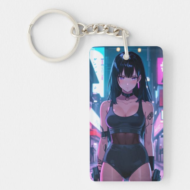 Llavero Anime Chica Keychain (Frente)